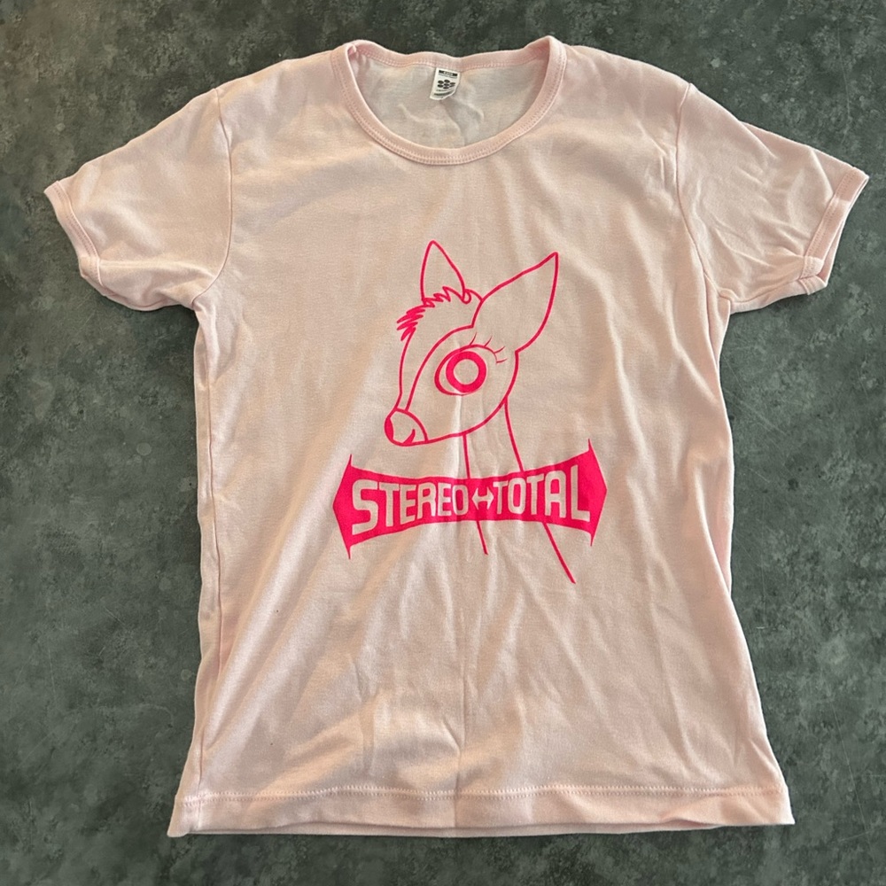 Vintage StereoTotal concert t-shirt early 2000s Y2K american apparel